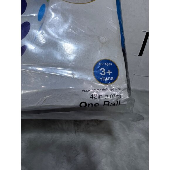 Intex Jumbo Ball 42 Inch Inflatable Beach Ball For Ages 3+ Multicolor - Picture 2 of 7